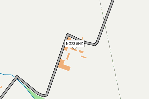 NG23 5NZ map - OS OpenMap – Local (Ordnance Survey) NG23 5NZ map - OS OpenMap – Local (Ordnance Survey)