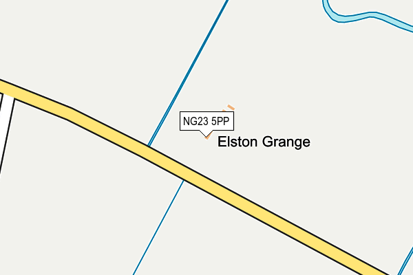 NG23 5PP map - OS OpenMap – Local (Ordnance Survey) NG23 5PP map - OS OpenMap – Local (Ordnance Survey)