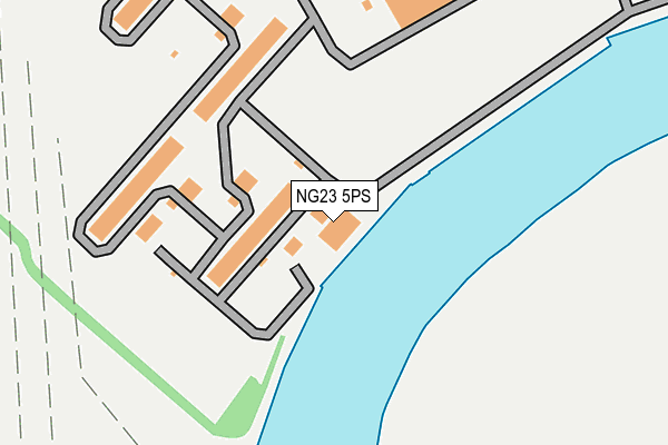 NG23 5PS map - OS OpenMap – Local (Ordnance Survey) NG23 5PS map - OS OpenMap – Local (Ordnance Survey)