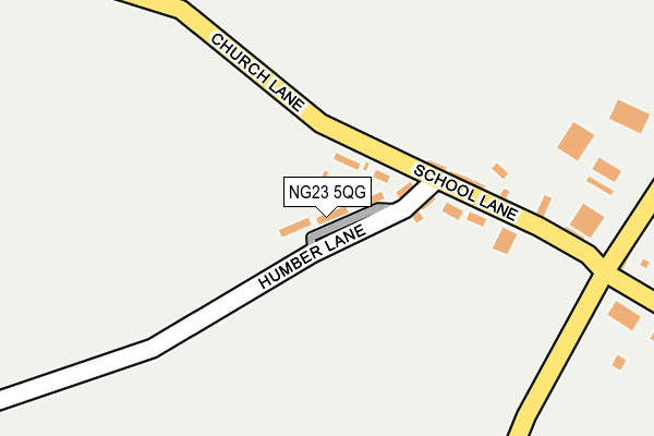 NG23 5QG map - OS OpenMap – Local (Ordnance Survey) NG23 5QG map - OS OpenMap – Local (Ordnance Survey)