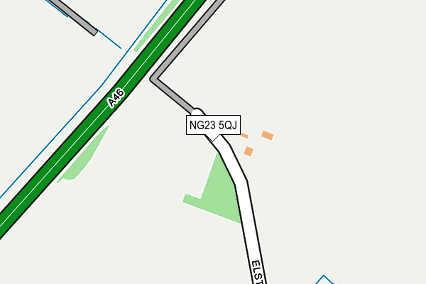 NG23 5QJ map - OS OpenMap – Local (Ordnance Survey) NG23 5QJ map - OS OpenMap – Local (Ordnance Survey)