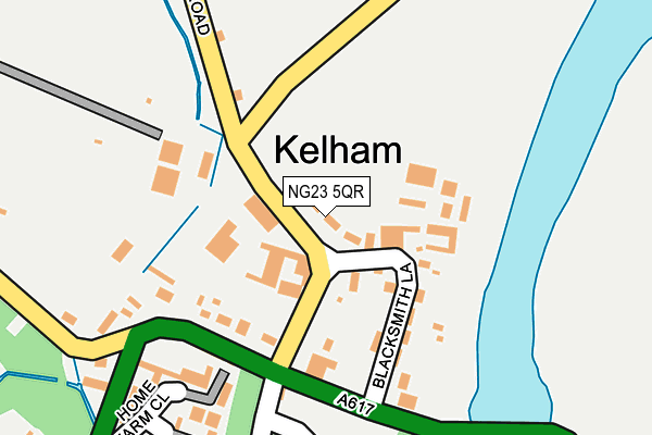 NG23 5QR map - OS OpenMap – Local (Ordnance Survey) NG23 5QR map - OS OpenMap – Local (Ordnance Survey)