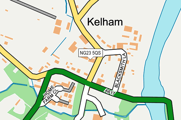 NG23 5QS map - OS OpenMap – Local (Ordnance Survey) NG23 5QS map - OS OpenMap – Local (Ordnance Survey)