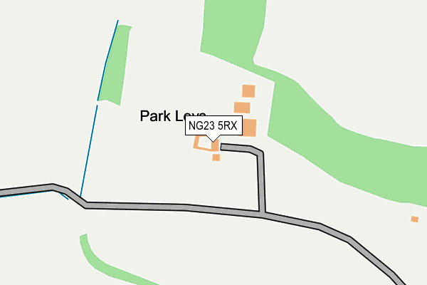 NG23 5RX map - OS OpenMap – Local (Ordnance Survey) NG23 5RX map - OS OpenMap – Local (Ordnance Survey)