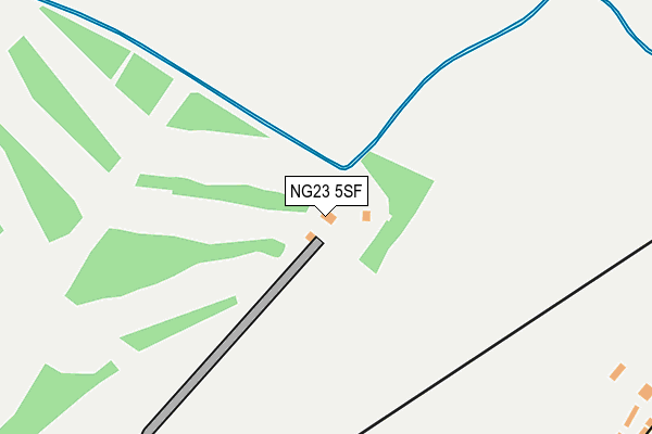 NG23 5SF map - OS OpenMap – Local (Ordnance Survey) NG23 5SF map - OS OpenMap – Local (Ordnance Survey)