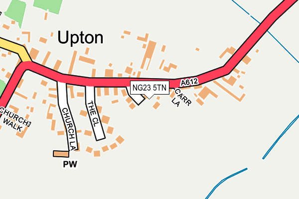NG23 5TN map - OS OpenMap – Local (Ordnance Survey) NG23 5TN map - OS OpenMap – Local (Ordnance Survey)