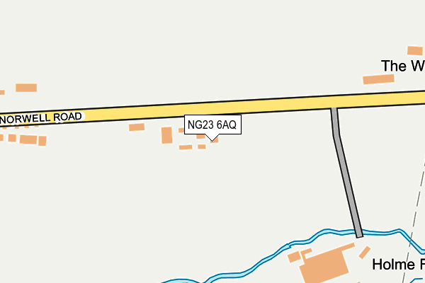 NG23 6AQ map - OS OpenMap – Local (Ordnance Survey) NG23 6AQ map - OS OpenMap – Local (Ordnance Survey)