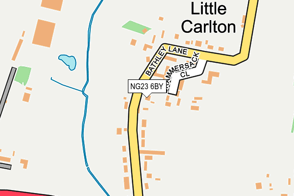 NG23 6BY map - OS OpenMap – Local (Ordnance Survey) NG23 6BY map - OS OpenMap – Local (Ordnance Survey)