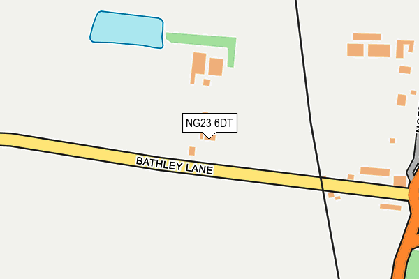NG23 6DT map - OS OpenMap – Local (Ordnance Survey) NG23 6DT map - OS OpenMap – Local (Ordnance Survey)