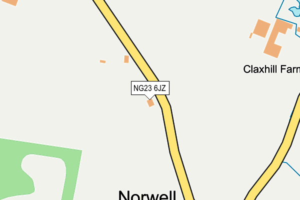 NG23 6JZ map - OS OpenMap – Local (Ordnance Survey) NG23 6JZ map - OS OpenMap – Local (Ordnance Survey)