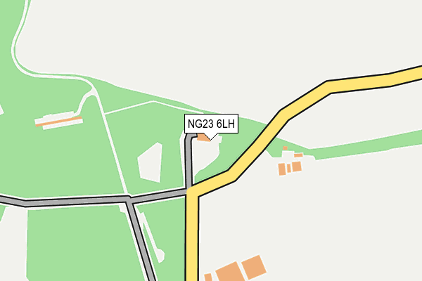 NG23 6LH map - OS OpenMap – Local (Ordnance Survey) NG23 6LH map - OS OpenMap – Local (Ordnance Survey)