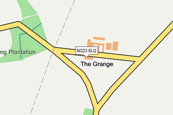 NG23 6LQ map - OS OpenMap – Local (Ordnance Survey) NG23 6LQ map - OS OpenMap – Local (Ordnance Survey)