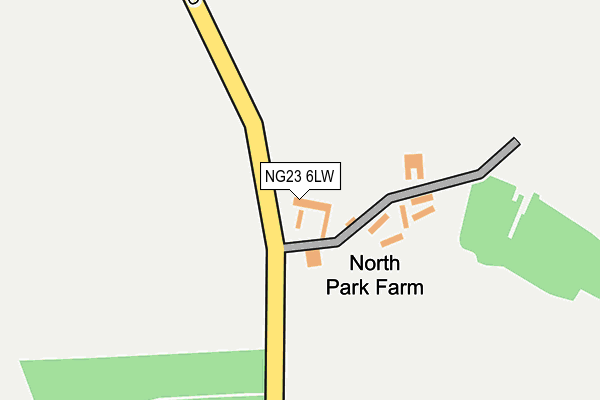 NG23 6LW map - OS OpenMap – Local (Ordnance Survey) NG23 6LW map - OS OpenMap – Local (Ordnance Survey)