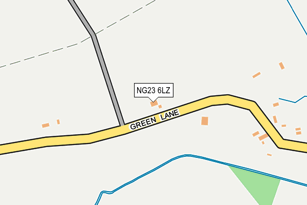 NG23 6LZ map - OS OpenMap – Local (Ordnance Survey) NG23 6LZ map - OS OpenMap – Local (Ordnance Survey)