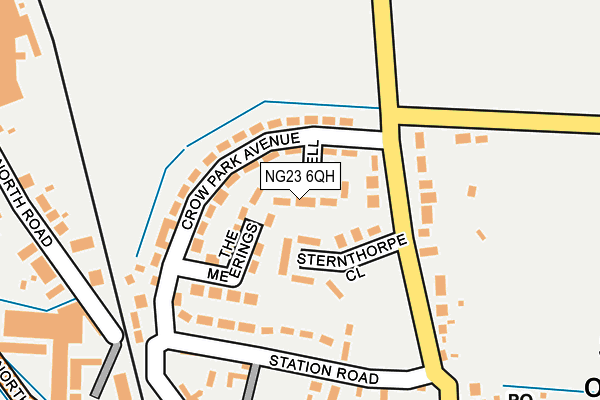 NG23 6QH map - OS OpenMap – Local (Ordnance Survey) NG23 6QH map - OS OpenMap – Local (Ordnance Survey)