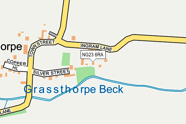 NG23 6RA map - OS OpenMap – Local (Ordnance Survey) NG23 6RA map - OS OpenMap – Local (Ordnance Survey)