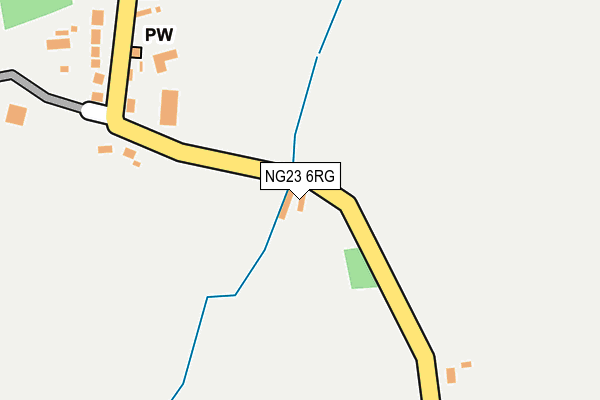 NG23 6RG map - OS OpenMap – Local (Ordnance Survey) NG23 6RG map - OS OpenMap – Local (Ordnance Survey)