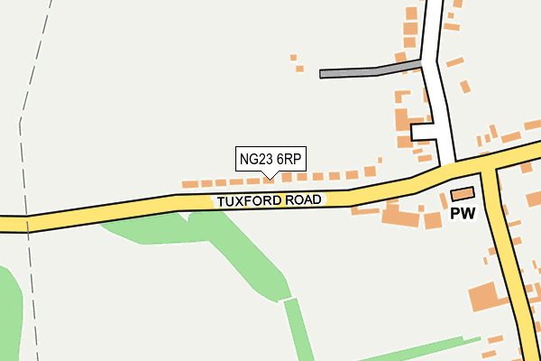 NG23 6RP map - OS OpenMap – Local (Ordnance Survey) NG23 6RP map - OS OpenMap – Local (Ordnance Survey)