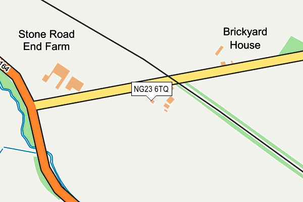 NG23 6TQ map - OS OpenMap – Local (Ordnance Survey)