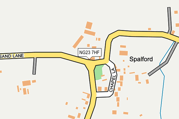 NG23 7HF map - OS OpenMap – Local (Ordnance Survey) NG23 7HF map - OS OpenMap – Local (Ordnance Survey)