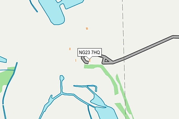 NG23 7HQ map - OS OpenMap – Local (Ordnance Survey) NG23 7HQ map - OS OpenMap – Local (Ordnance Survey)