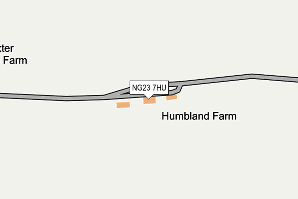 NG23 7HU map - OS OpenMap – Local (Ordnance Survey) NG23 7HU map - OS OpenMap – Local (Ordnance Survey)