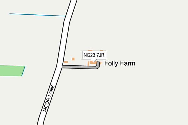 NG23 7JR map - OS OpenMap – Local (Ordnance Survey) NG23 7JR map - OS OpenMap – Local (Ordnance Survey)