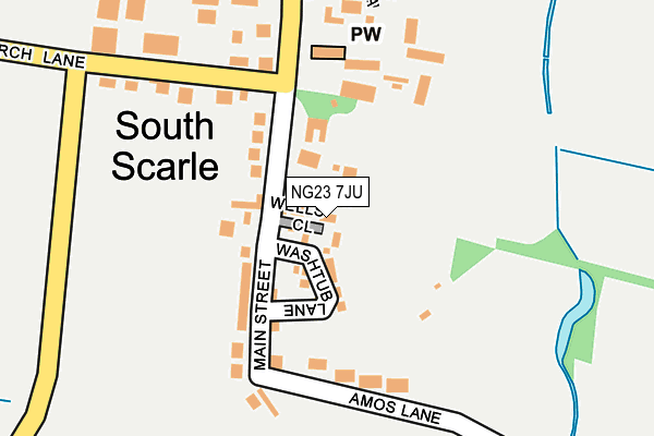 NG23 7JU map - OS OpenMap – Local (Ordnance Survey) NG23 7JU map - OS OpenMap – Local (Ordnance Survey)