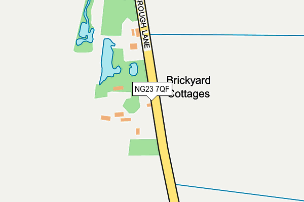 NG23 7QF map - OS OpenMap – Local (Ordnance Survey) NG23 7QF map - OS OpenMap – Local (Ordnance Survey)