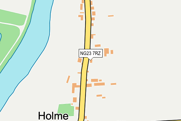 NG23 7RZ map - OS OpenMap – Local (Ordnance Survey) NG23 7RZ map - OS OpenMap – Local (Ordnance Survey)