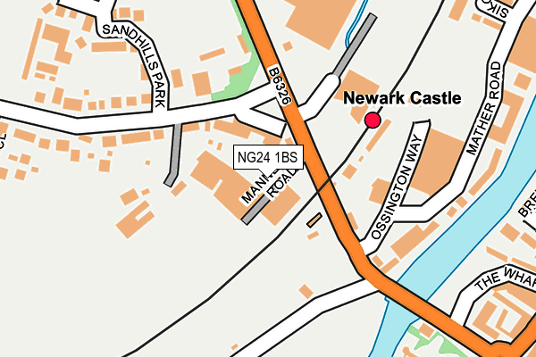 NG24 1BS map - OS OpenMap – Local (Ordnance Survey) NG24 1BS map - OS OpenMap – Local (Ordnance Survey)