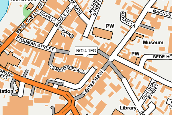 NG24 1EG map - OS OpenMap – Local (Ordnance Survey) NG24 1EG map - OS OpenMap – Local (Ordnance Survey)