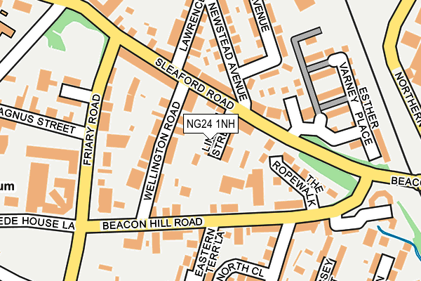 NG24 1NH map - OS OpenMap – Local (Ordnance Survey) NG24 1NH map - OS OpenMap – Local (Ordnance Survey)