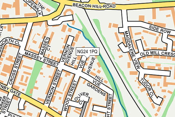 NG24 1PQ map - OS OpenMap – Local (Ordnance Survey) NG24 1PQ map - OS OpenMap – Local (Ordnance Survey)