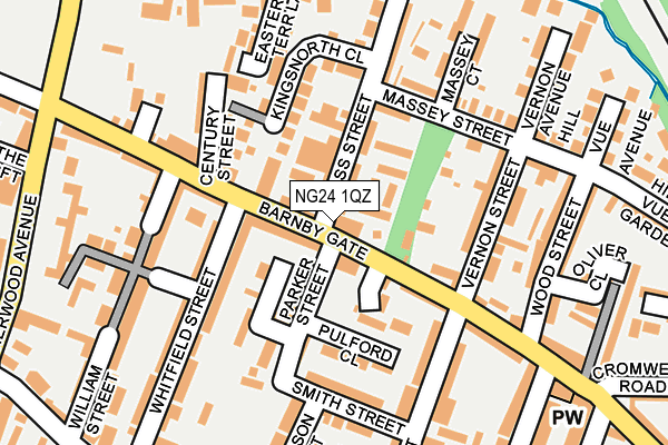 NG24 1QZ map - OS OpenMap – Local (Ordnance Survey) NG24 1QZ map - OS OpenMap – Local (Ordnance Survey)