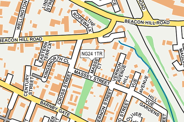 NG24 1TR map - OS OpenMap – Local (Ordnance Survey) NG24 1TR map - OS OpenMap – Local (Ordnance Survey)
