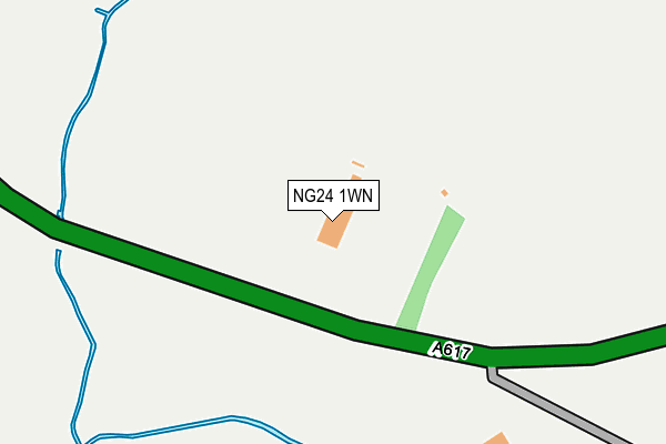 NG24 1WN map - OS OpenMap – Local (Ordnance Survey) NG24 1WN map - OS OpenMap – Local (Ordnance Survey)