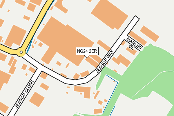 NG24 2ER map - OS OpenMap – Local (Ordnance Survey) NG24 2ER map - OS OpenMap – Local (Ordnance Survey)