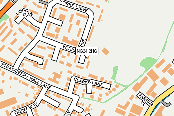NG24 2HG map - OS OpenMap – Local (Ordnance Survey) NG24 2HG map - OS OpenMap – Local (Ordnance Survey)