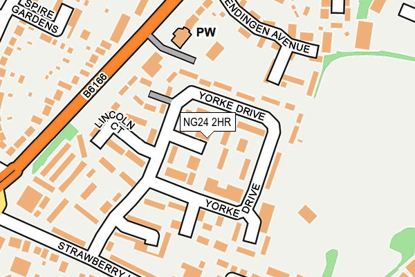NG24 2HR map - OS OpenMap – Local (Ordnance Survey) NG24 2HR map - OS OpenMap – Local (Ordnance Survey)