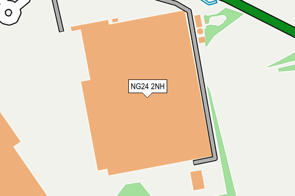 NG24 2NH map - OS OpenMap – Local (Ordnance Survey) NG24 2NH map - OS OpenMap – Local (Ordnance Survey)