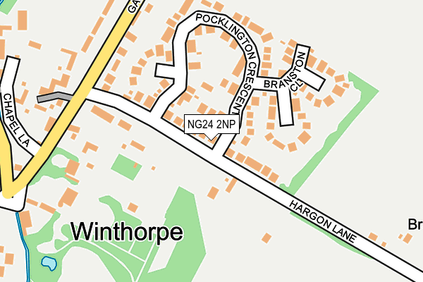 NG24 2NP map - OS OpenMap – Local (Ordnance Survey) NG24 2NP map - OS OpenMap – Local (Ordnance Survey)