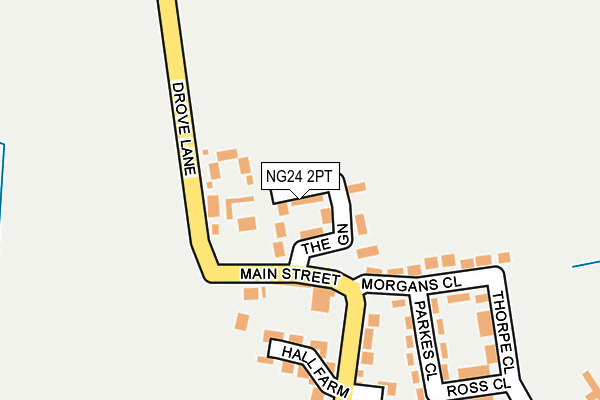 NG24 2PT map - OS OpenMap – Local (Ordnance Survey) NG24 2PT map - OS OpenMap – Local (Ordnance Survey)