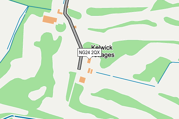 NG24 2QX map - OS OpenMap – Local (Ordnance Survey) NG24 2QX map - OS OpenMap – Local (Ordnance Survey)