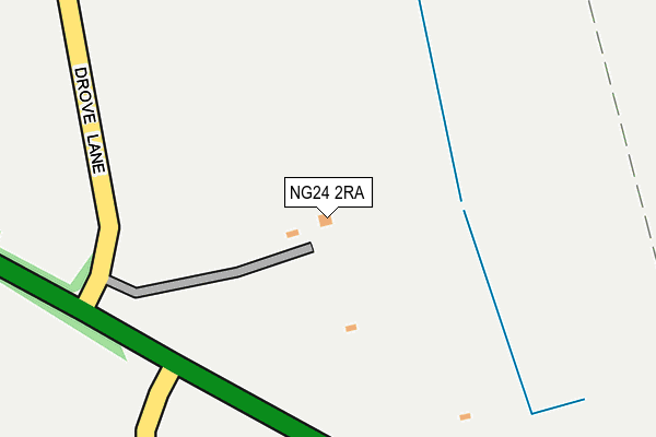 NG24 2RA map - OS OpenMap – Local (Ordnance Survey) NG24 2RA map - OS OpenMap – Local (Ordnance Survey)