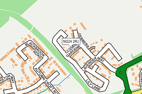 NG24 2RJ map - OS OpenMap – Local (Ordnance Survey) NG24 2RJ map - OS OpenMap – Local (Ordnance Survey)