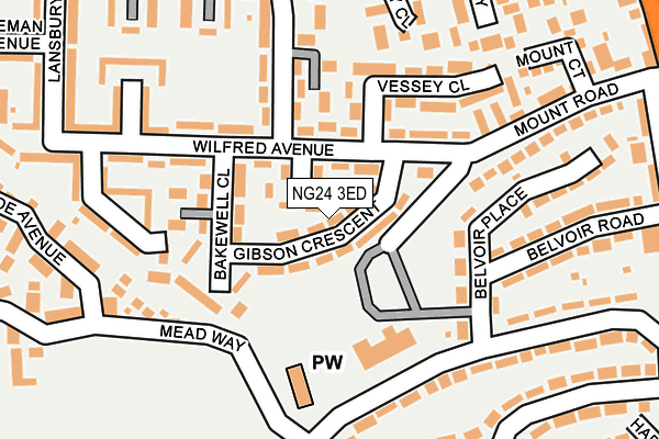 NG24 3ED map - OS OpenMap – Local (Ordnance Survey) NG24 3ED map - OS OpenMap – Local (Ordnance Survey)