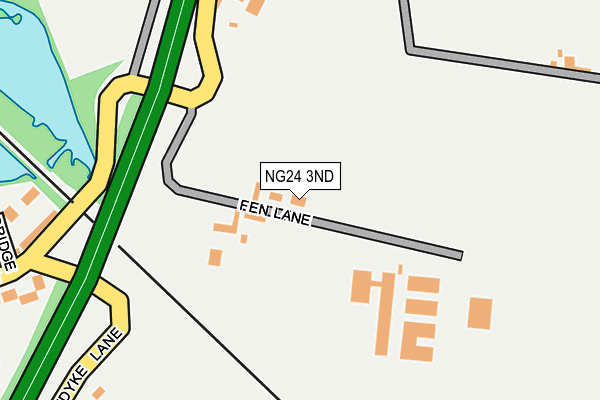 NG24 3ND map - OS OpenMap – Local (Ordnance Survey) NG24 3ND map - OS OpenMap – Local (Ordnance Survey)