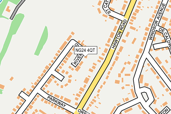 NG24 4QT map - OS OpenMap – Local (Ordnance Survey) NG24 4QT map - OS OpenMap – Local (Ordnance Survey)