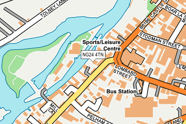 NG24 4TN map - OS OpenMap – Local (Ordnance Survey) NG24 4TN map - OS OpenMap – Local (Ordnance Survey)